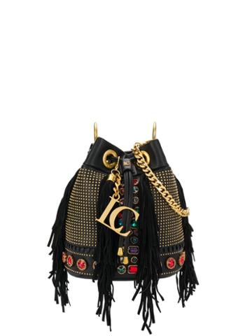 La Carrie Cheope Studded Bag - Black