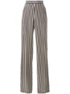 Etro Stripe Wide-leg Trousers, Women's, Size: 44, Nude/neutrals, Silk