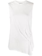 Allsaints Duma Asymmetric Top - White