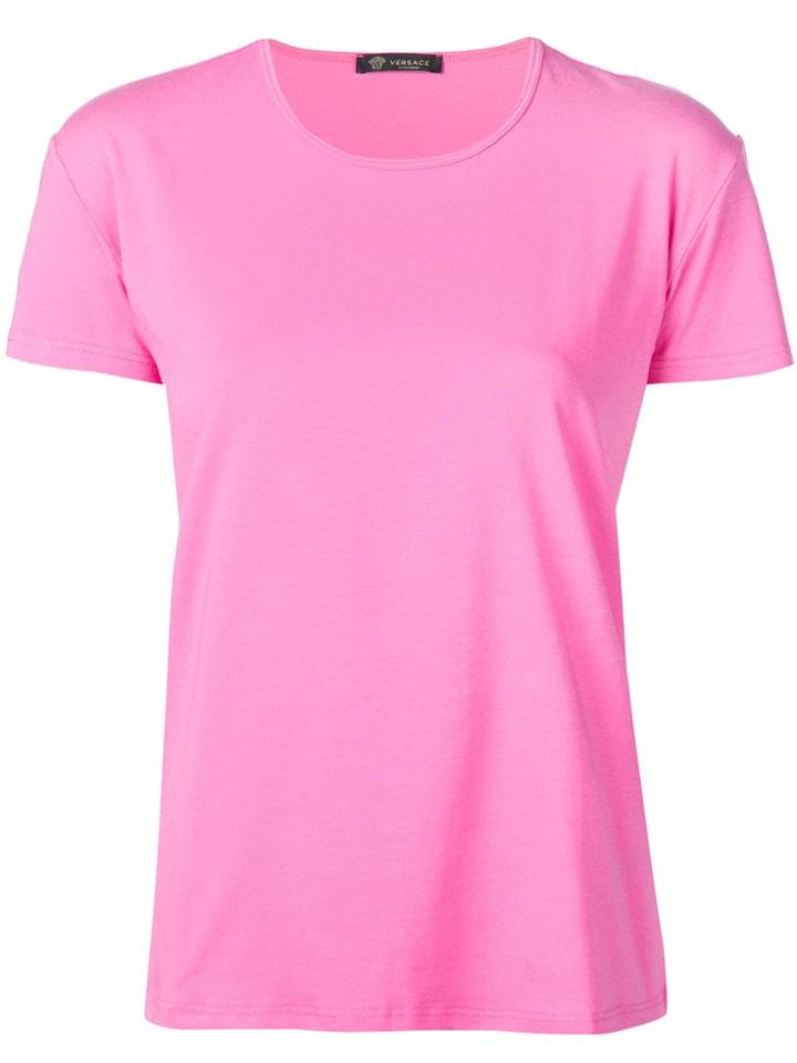 Versace Crew Neck T-shirt - Pink