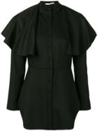 Sara Battaglia Capelet Shirt - Black