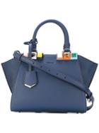 Fendi - Small 3jours Tote - Women - Leather - One Size, Blue, Leather