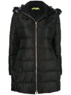 Versace Jeans Zipped Padded Coat - Black
