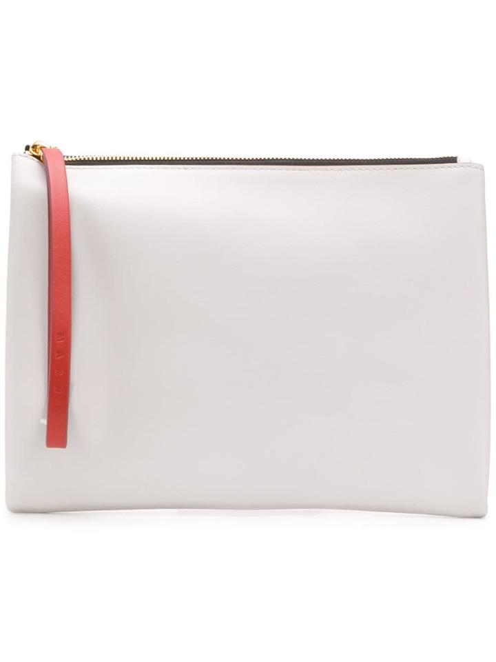 Marni Strap Clutch - Neutrals