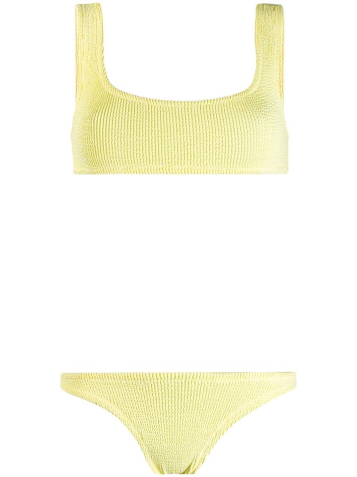Reina Olga Ginny Scrunch Bikini - Yellow