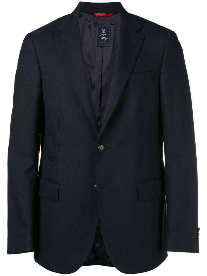 Fay Suit Jacket - Blue