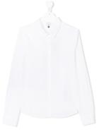 Armani Junior - Classic Shirt - Kids - Cotton - 16 Yrs, White