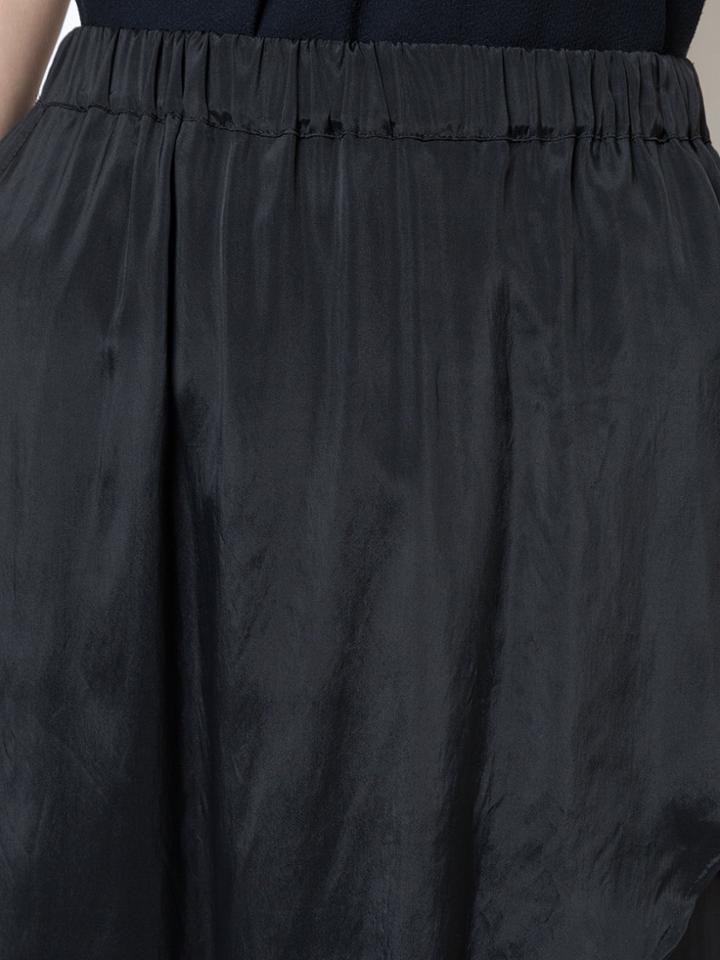 Urban Zen Wide Leg Wrap Trousers - Black
