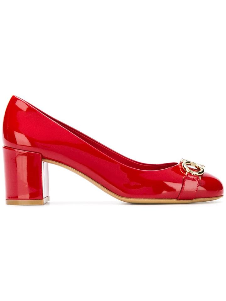 Salvatore Ferragamo Garda Pumps - Red