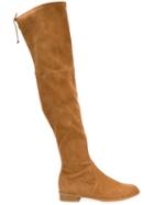 Stuart Weitzman Lowland Boots, Women's, Size: 35.5, Brown, Suede