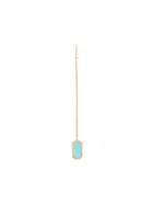 Julia Davidian Turquoise Single Earring - Metallic