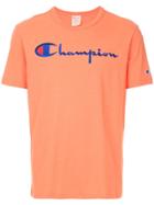 Champion Logo Embroidered T-shirt - Orange