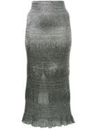 Georgia Alice Sublime Pencil Skirt - Metallic