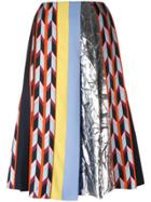 Emilio Pucci Metallic Detailing A-line Skirt - Multicolour