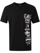 Stussy 'global Gathering' T-shirt, Men's, Size: Large, Black, Cotton