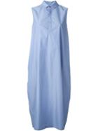 08sircus Cocoon Shirt Dress, Women's, Size: 1, Blue, Cotton