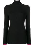 Calvin Klein Ribbed Knit Jumper - Black