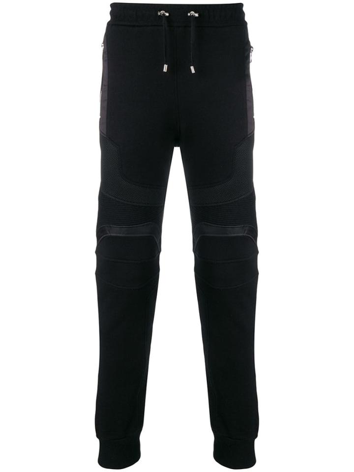 Balmain Tapered Track Pants - Black
