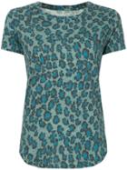Majestic Filatures Leopard Print T-shirt - Blue