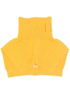Nina Ricci Turtleneck Ribbed Scarf - Orange