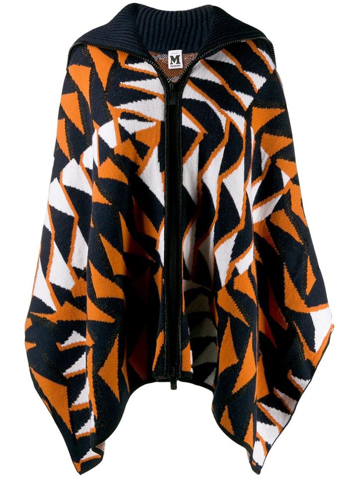 M Missoni Jacquard Effect Jacket - Blue
