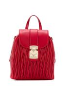 Miu Miu Quilted Backpack - Red