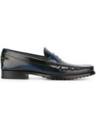 Tod's Distressed Penny Loafers