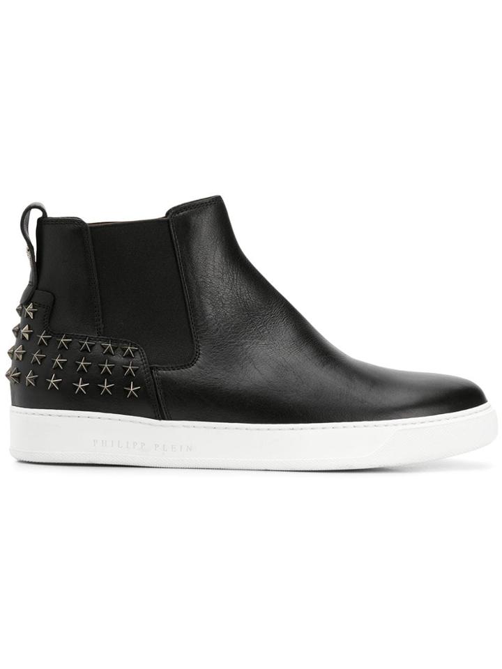 Philipp Plein Star Studded Ankle Boots - Black