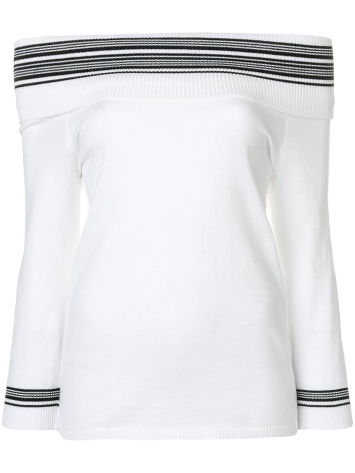 Charlott Off Shoulder Blouse - White