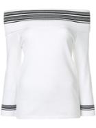 Charlott Off Shoulder Blouse - White