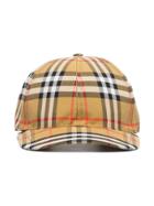 Burberry Multi Colour Classic Check Cap - Brown