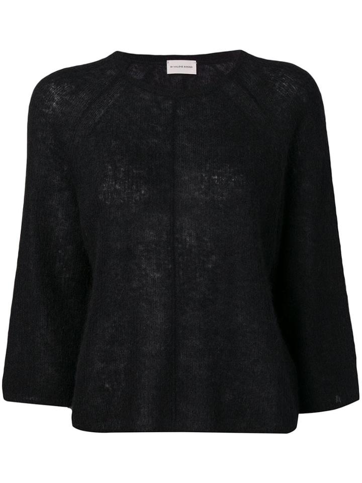 By Malene Birger 3/4 Sleeve Knitted Top - Black