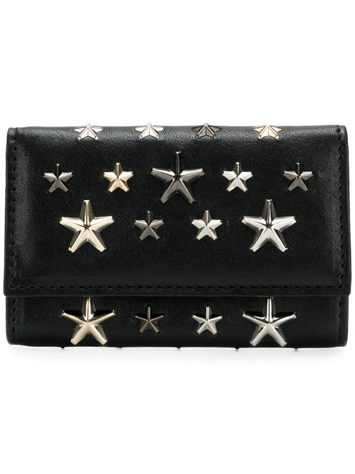 Jimmy Choo Star Studded Keyholder - Black