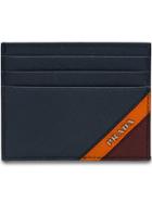 Prada Leather Card Holder - Blue