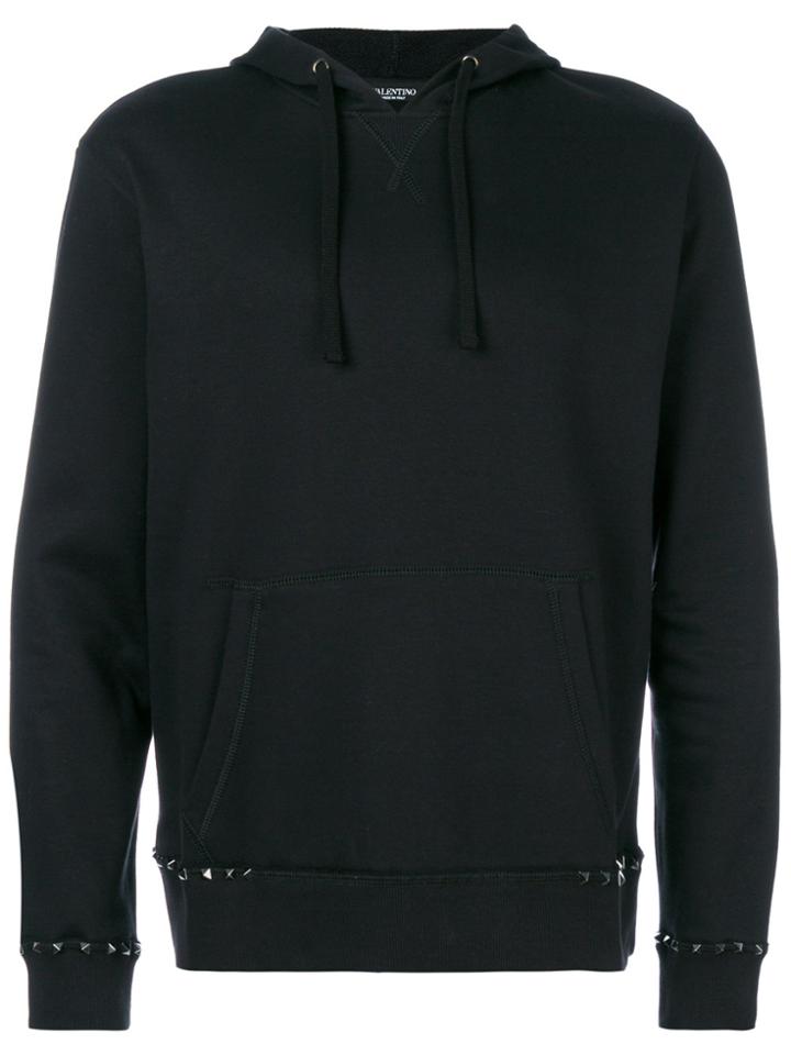 Valentino Rockstud Hoodie - Black
