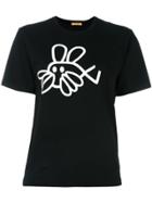 Peter Jensen Fish Rabbit T-shirt - Black