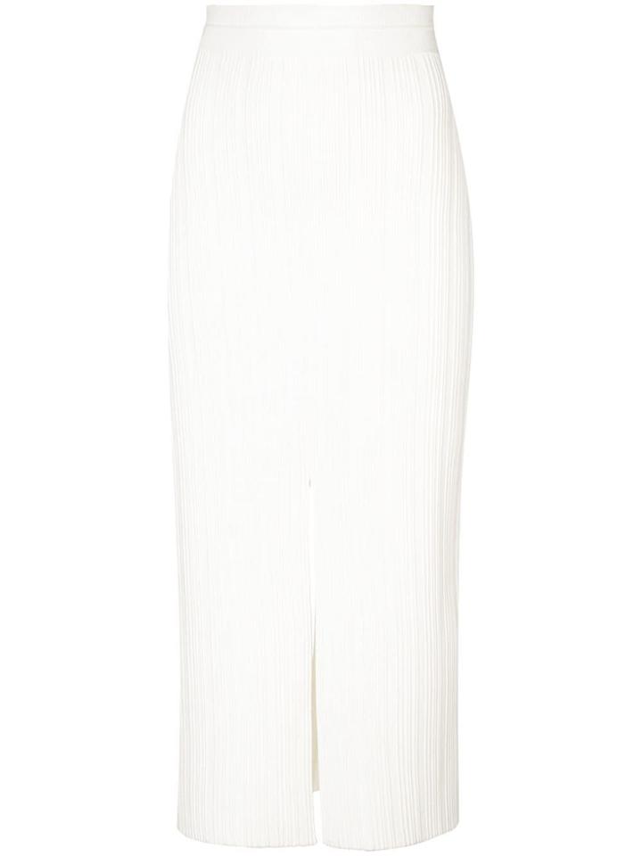 Yigal Azrouel Ottoman Fortuny Knit Skirt - Optic