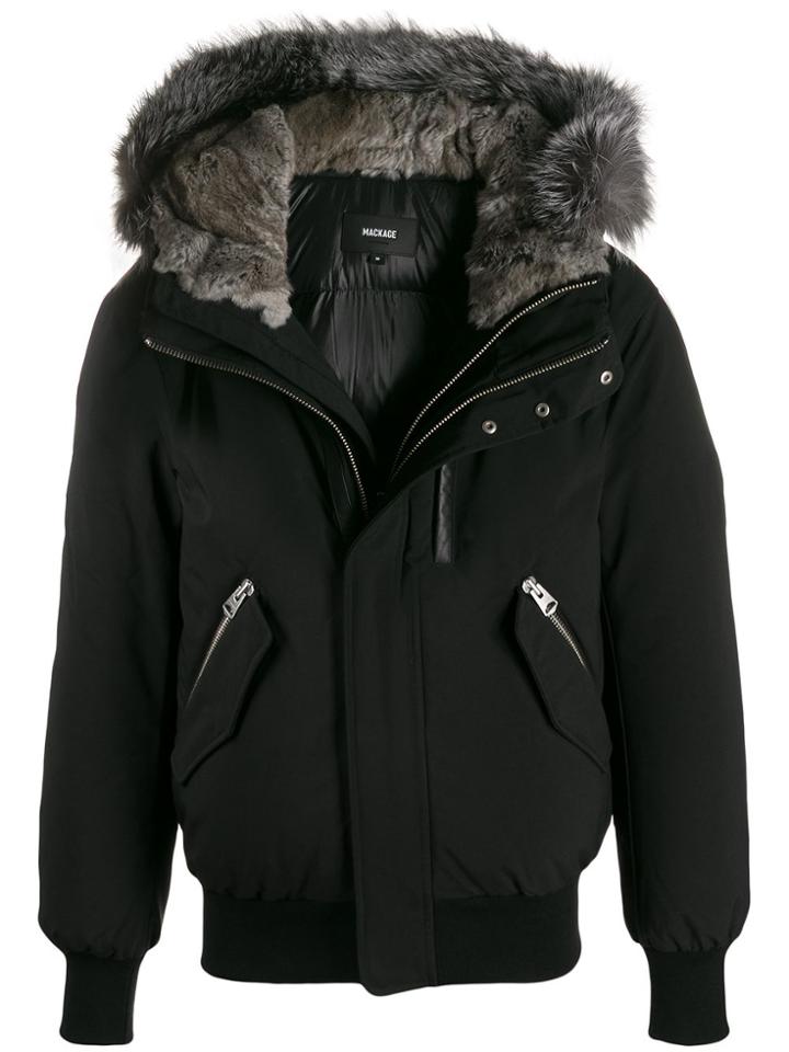 Mackage Dixon Padded Bomber Jacket - Black