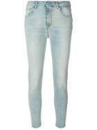 Acynetic Cropped Skinny-fit Jeans - Blue