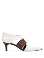 Gloria Coelho Panelled Pumps - White