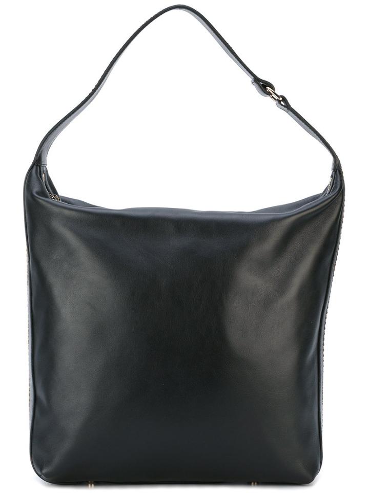 Lanvin - Chaine By Lanvin Hobo Bag - Women - Cotton/calf Leather/brass - One Size, Black, Cotton/calf Leather/brass