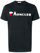 Moncler Contrast Logo T-shirt - Black