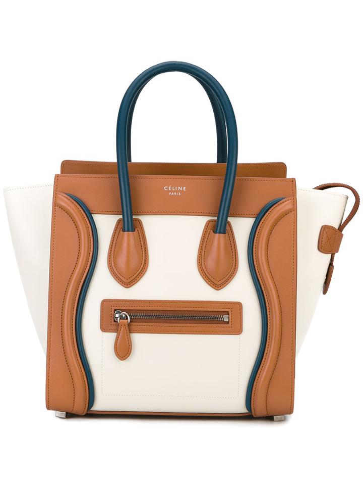 Céline - Trapeze Tote - Women - Leather - One Size, Women's, Brown, Leather