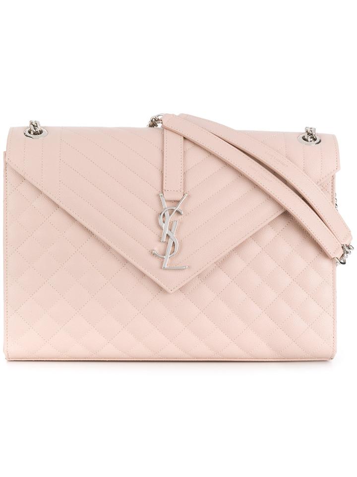 Saint Laurent Collège Bag - Pink & Purple