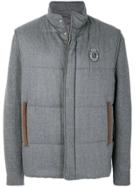 Billionaire Padded Knit Jacket - Grey