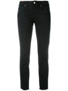 Notify - Capri Canvas Jeans - Women - Cotton/spandex/elastane - 29, Black, Cotton/spandex/elastane