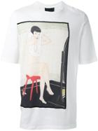 3.1 Phillip Lim Illustration Print T-shirt, Men's, Size: Small, White, Cotton
