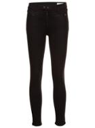 Rag & Bone /jean Zipper Skinny Jeans, Women's, Size: 31, Black, Cotton/polyester/spandex/elastane/modal
