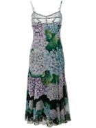 Dolce & Gabbana Ortensia Printed Slip Dress - Multicolour