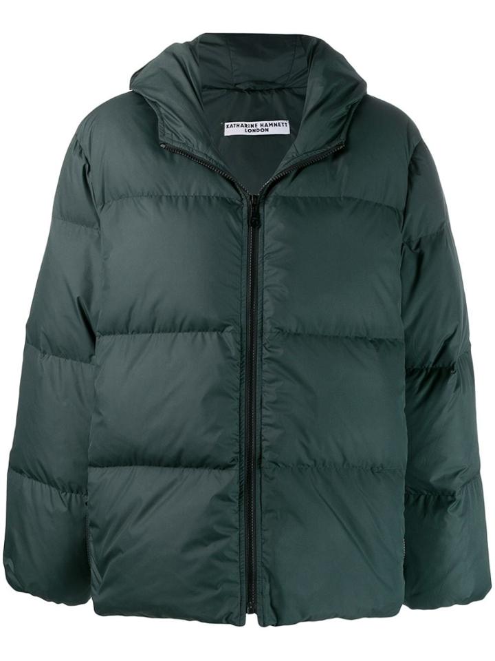 Katharine Hamnett London Alistair Puffer Jacket - Green